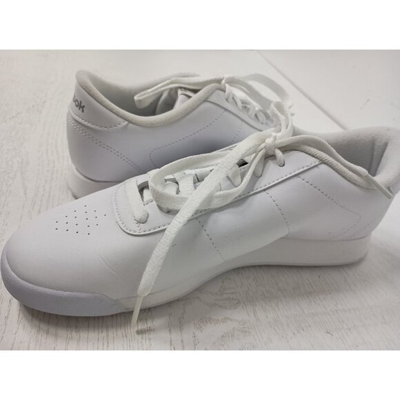 Reebok Womens Princess Sneaker Sz 8 White Classic Lace Up Low Top Comfort Shoes - Picture 9 of 12